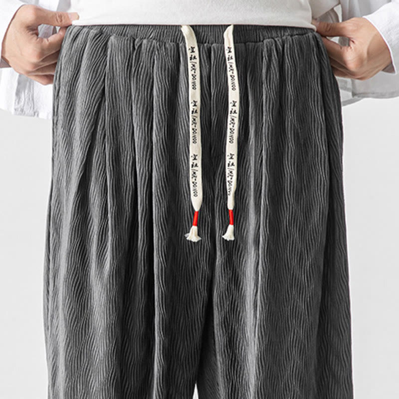 Tactile Cotton Tapered Cuffed Mindful Movement Pants