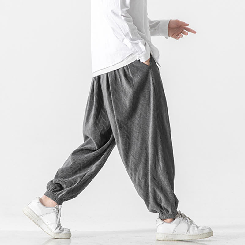 Tactile Cotton Tapered Cuffed Mindful Movement Pants