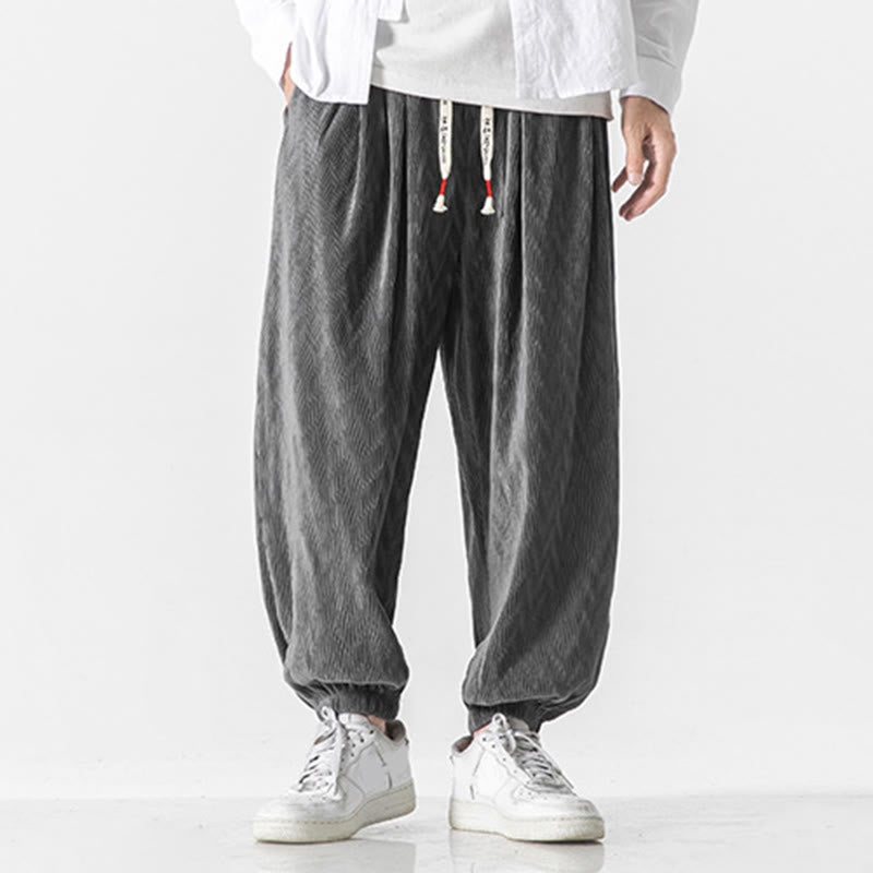 Tactile Cotton Tapered Cuffed Mindful Movement Pants