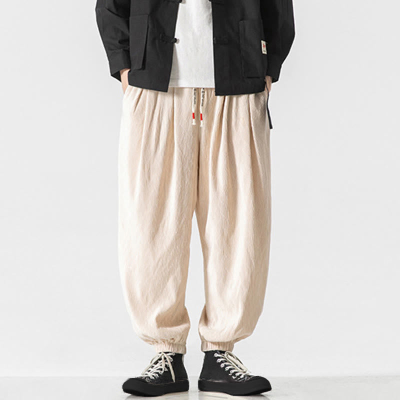 Tactile Cotton Tapered Cuffed Mindful Movement Pants