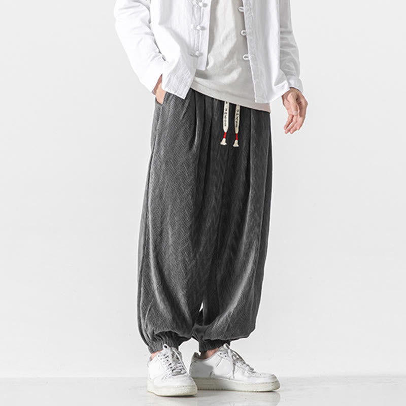Tactile Cotton Tapered Cuffed Mindful Movement Pants