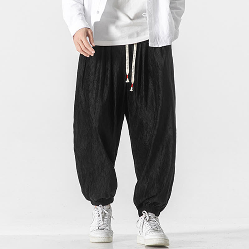 Tactile Cotton Tapered Cuffed Mindful Movement Pants