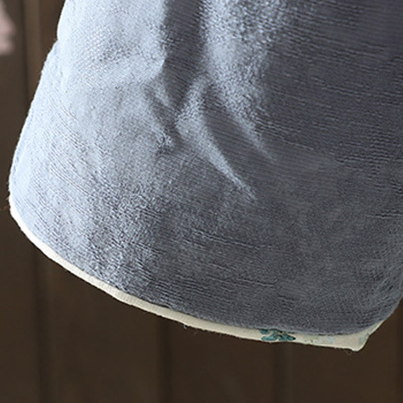 Thick Cotton Blend Frog Button Mindful Layering Jacket