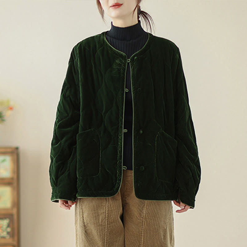 Diamond Weave Structured Thermal Grounding Women's Jacket