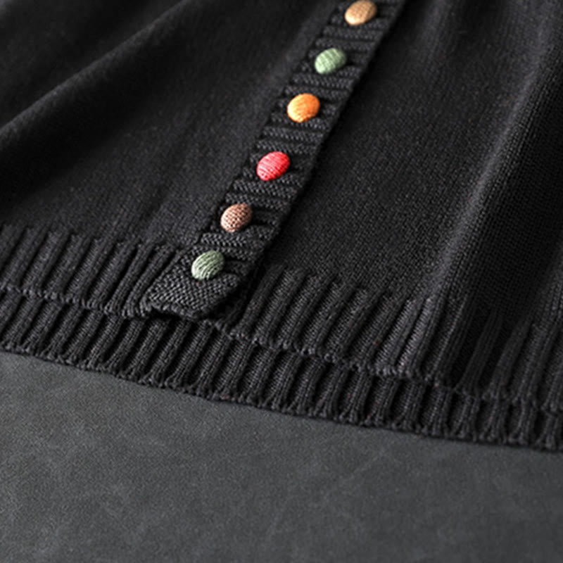 Tactile Knit Crew Neck Mindful Lounge Cardigan