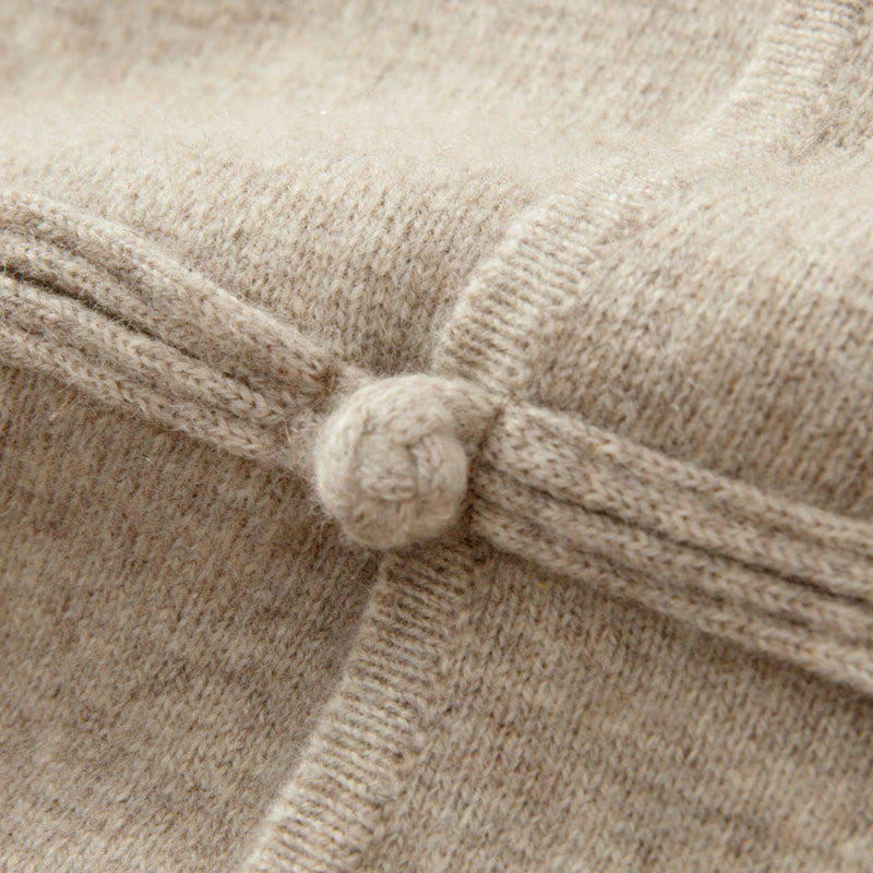 Thermal Wool Frog-Button Mindful Men's Sweater