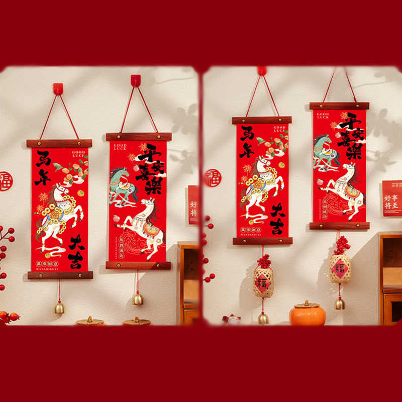 Year of the Horse Chinese New Year Spring Festival Good Fortune Hanging Decoration