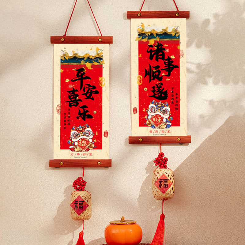 Year of the Horse Chinese New Year Spring Festival Good Fortune Hanging Decoration