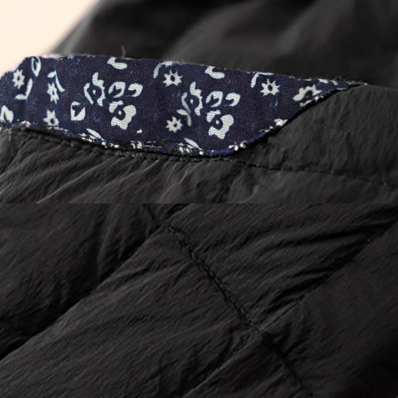 Thermal Cotton Patchwork Tapered Meditation Pants