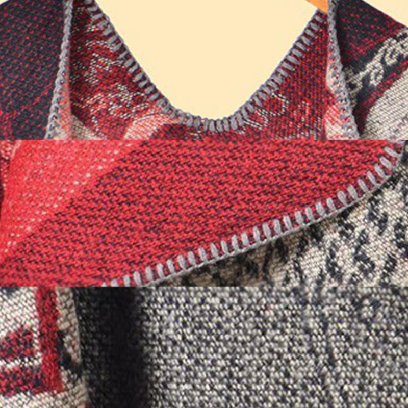 Winter Koi Fish Waves Pattern Warm Cozy Scarf Shawl