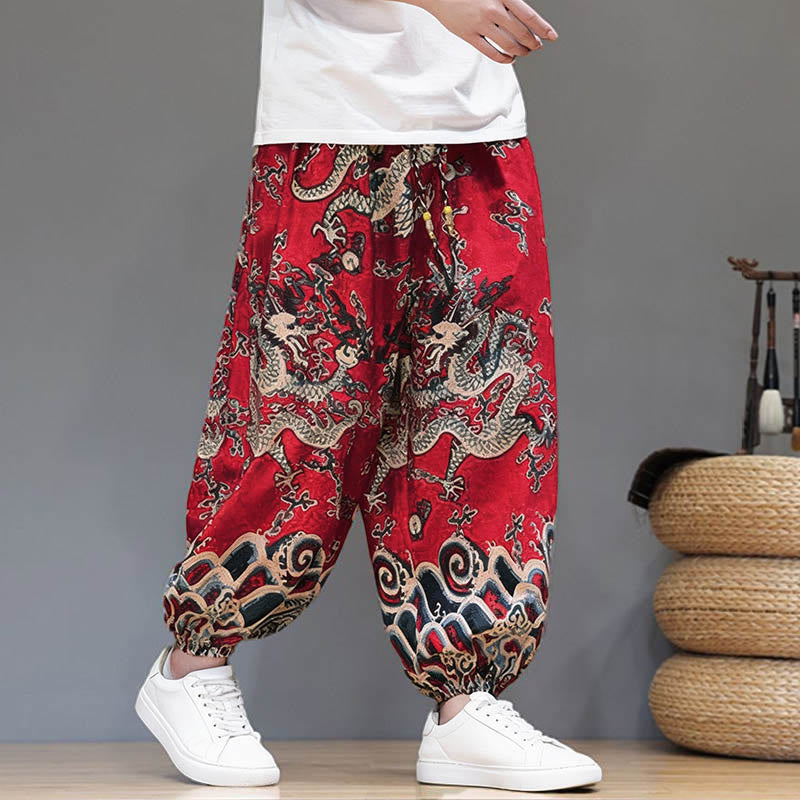 Cotton Linen Lightweight Grounding Meditation Harem Pants