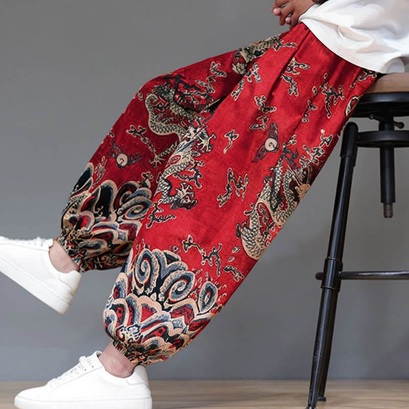 Cotton Linen Lightweight Grounding Meditation Harem Pants