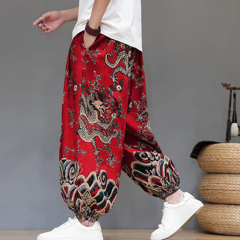 Cotton Linen Lightweight Grounding Meditation Harem Pants