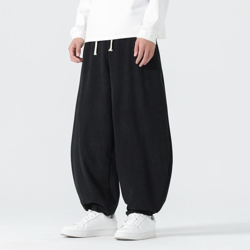 Tactile Corduroy Relaxed Meditation Harem Pants