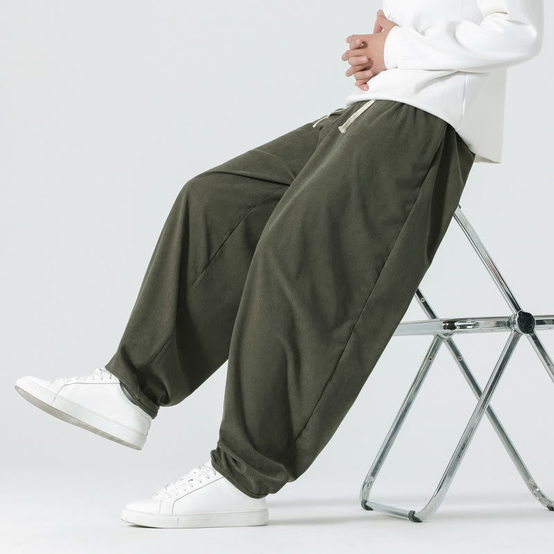 Tactile Corduroy Relaxed Meditation Harem Pants