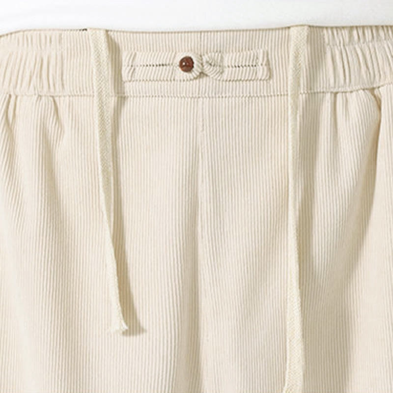 Tactile Corduroy Relaxed Meditation Harem Pants