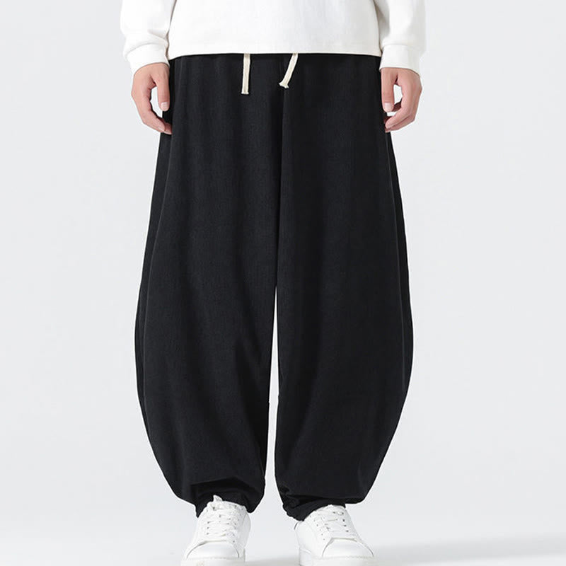 Tactile Corduroy Relaxed Meditation Harem Pants