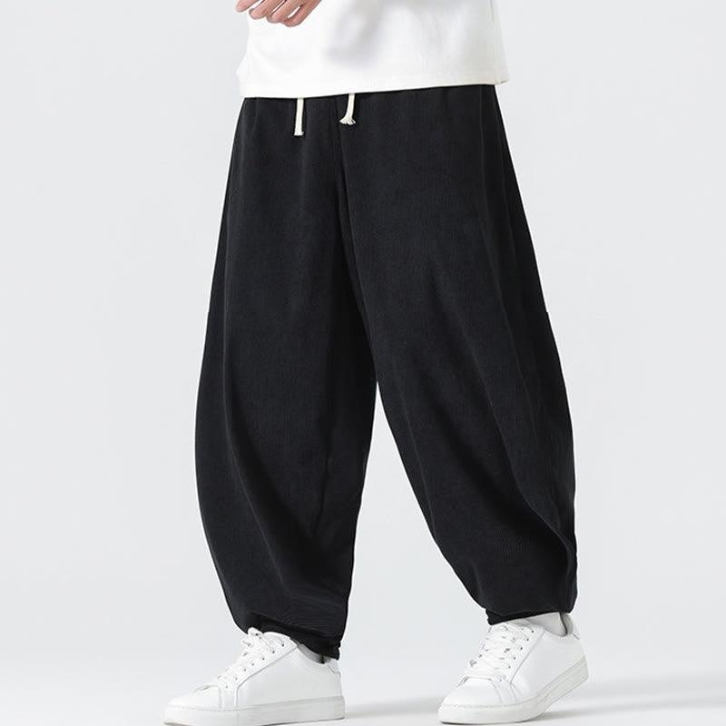 Tactile Corduroy Relaxed Meditation Harem Pants