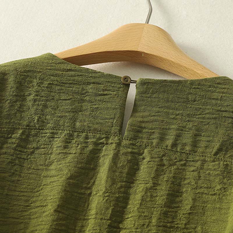 Breathable Cotton Linen Minimalist Long Sleeve Meditation Shirt