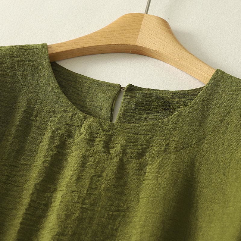 Breathable Cotton Linen Minimalist Long Sleeve Meditation Shirt