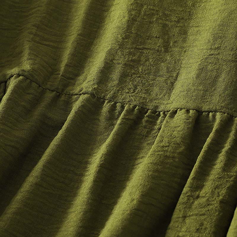 Breathable Cotton Linen Minimalist Long Sleeve Meditation Shirt