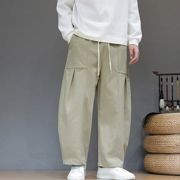 Breathable Cotton Cropped Meditation Harem Pants