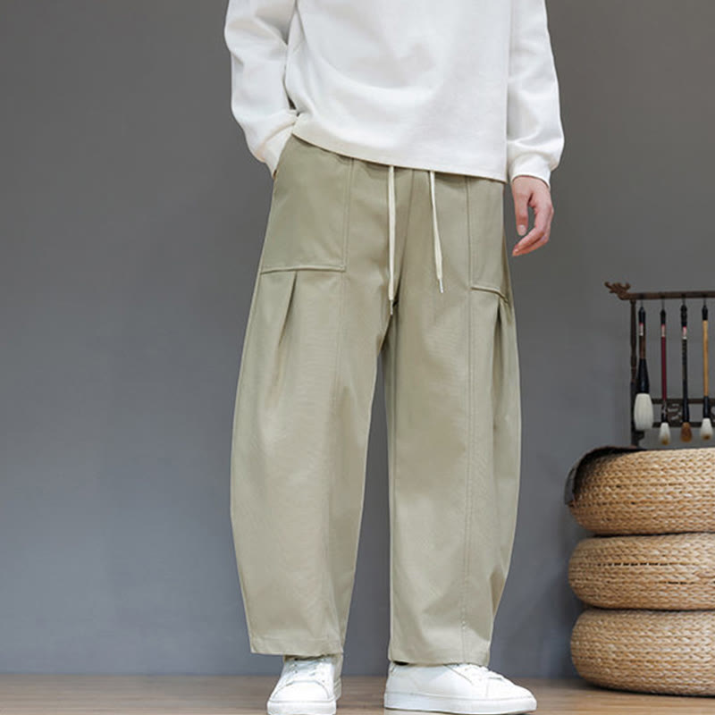 Breathable Cotton Cropped Meditation Harem Pants