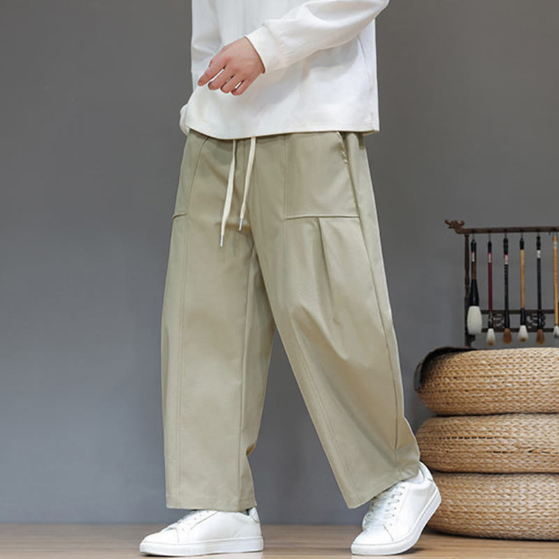 Breathable Cotton Cropped Meditation Harem Pants