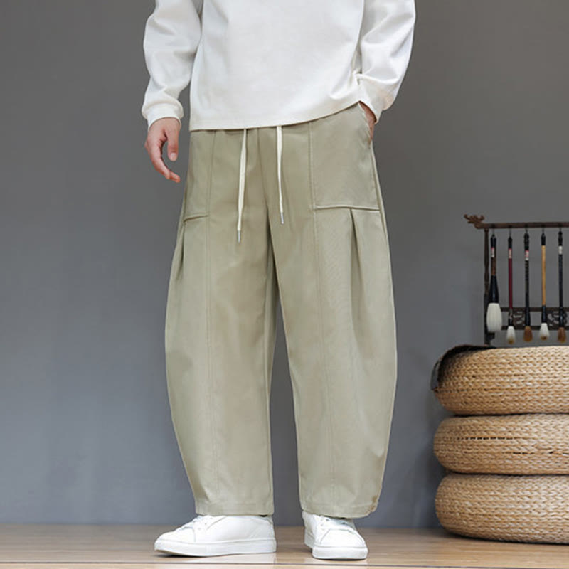 Breathable Cotton Cropped Meditation Harem Pants