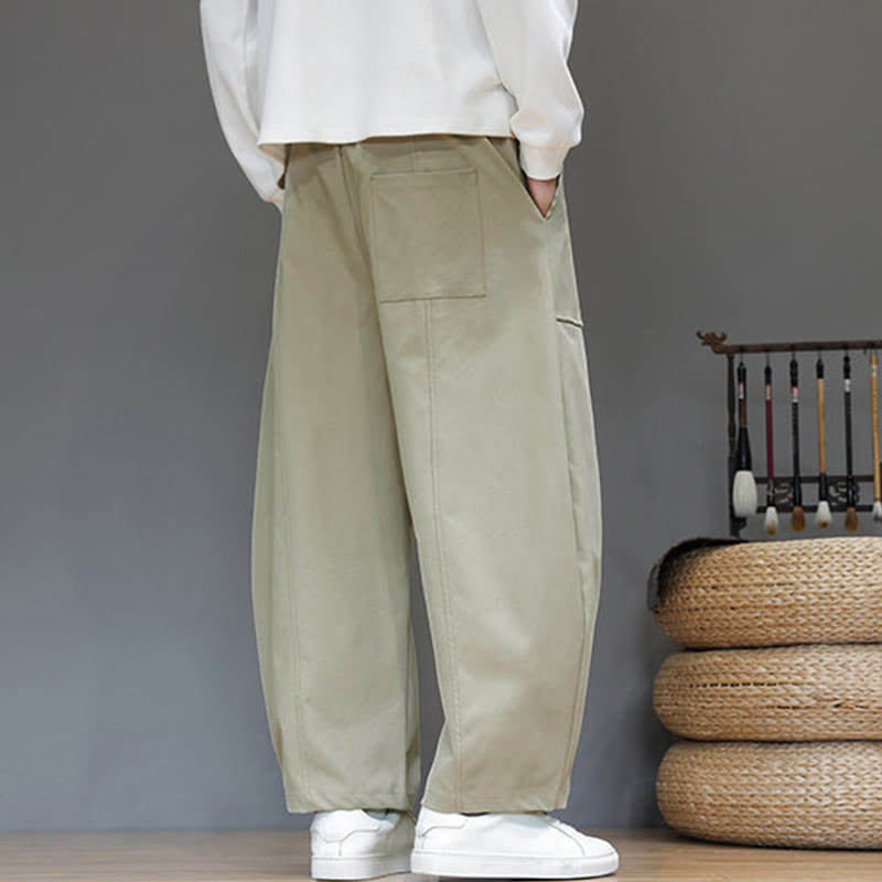 Breathable Cotton Cropped Meditation Harem Pants