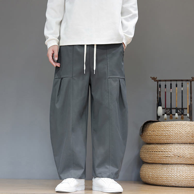 Breathable Cotton Cropped Meditation Harem Pants