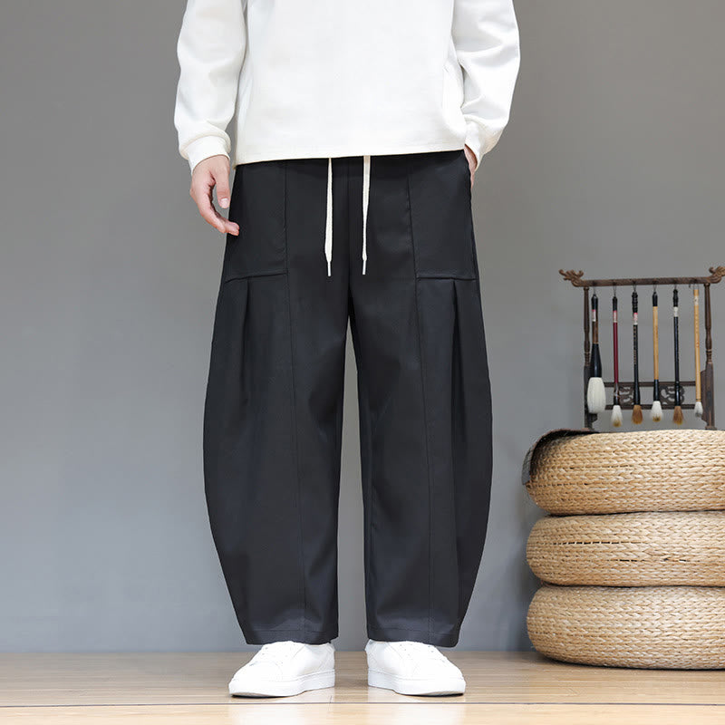 Breathable Cotton Cropped Meditation Harem Pants