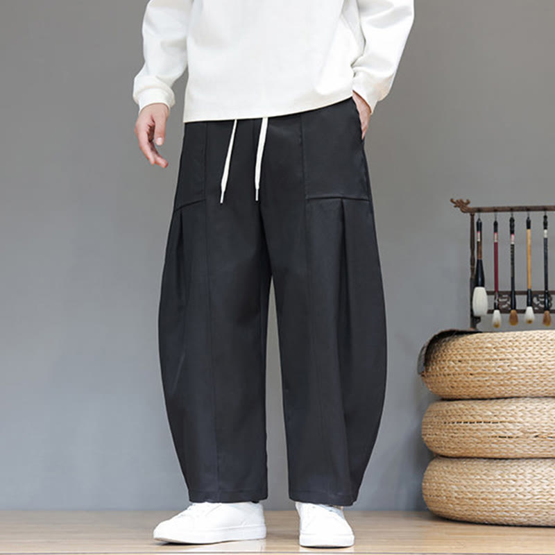 Breathable Cotton Cropped Meditation Harem Pants