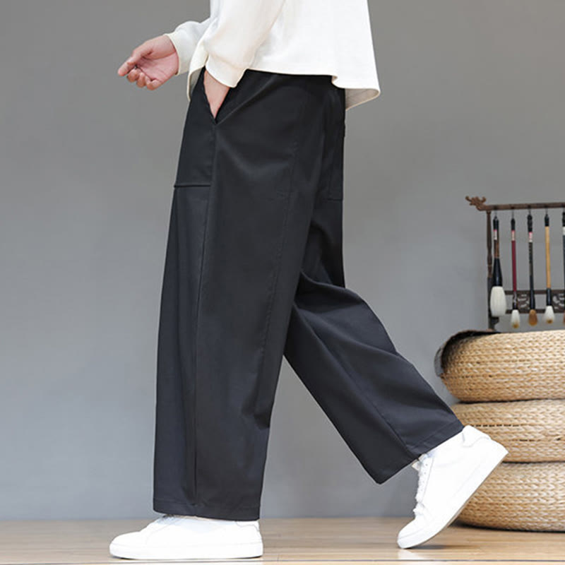 Breathable Cotton Cropped Meditation Harem Pants
