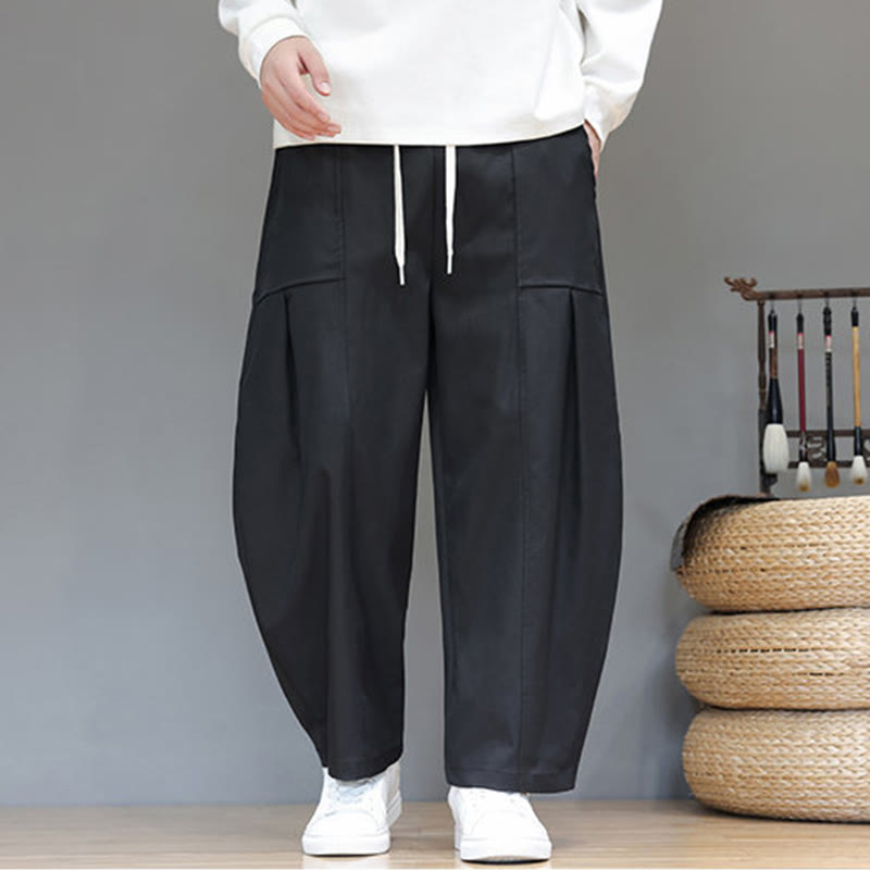 Breathable Cotton Cropped Meditation Harem Pants