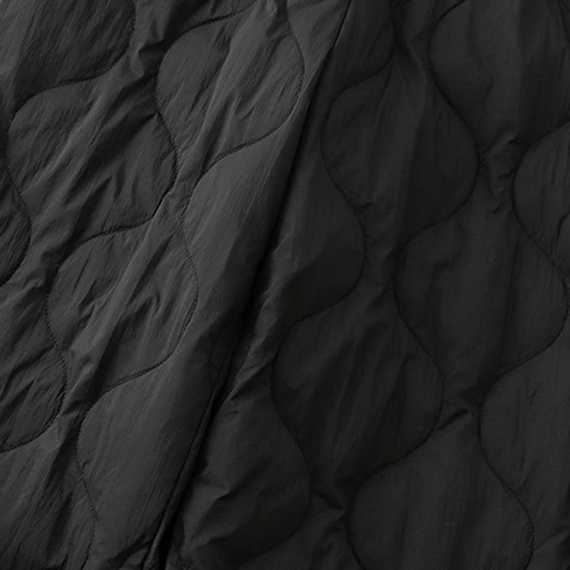 Winter Curved Lines Warm Women's Ankle-length Pants With Pockets