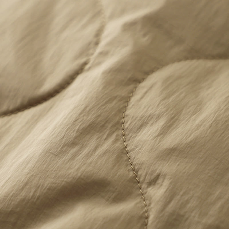 Winter Curved Lines Warm Women's Ankle-length Pants With Pockets