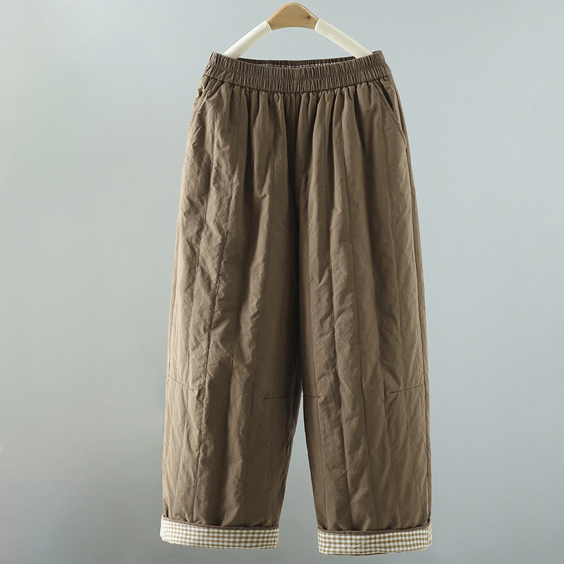 Breathable Cotton Straight-Leg Harem Meditation Pants