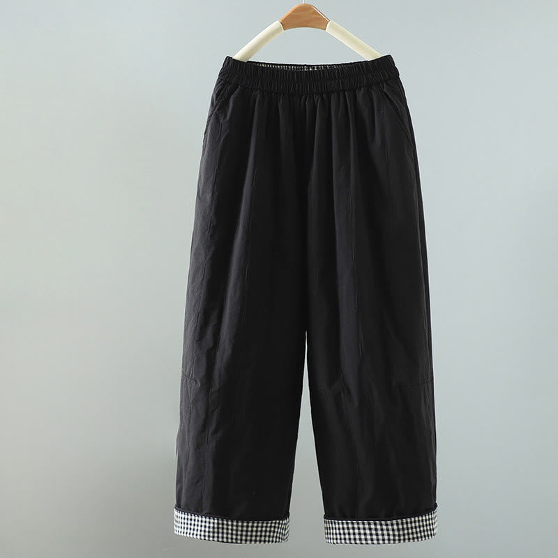 Breathable Cotton Straight-Leg Harem Meditation Pants