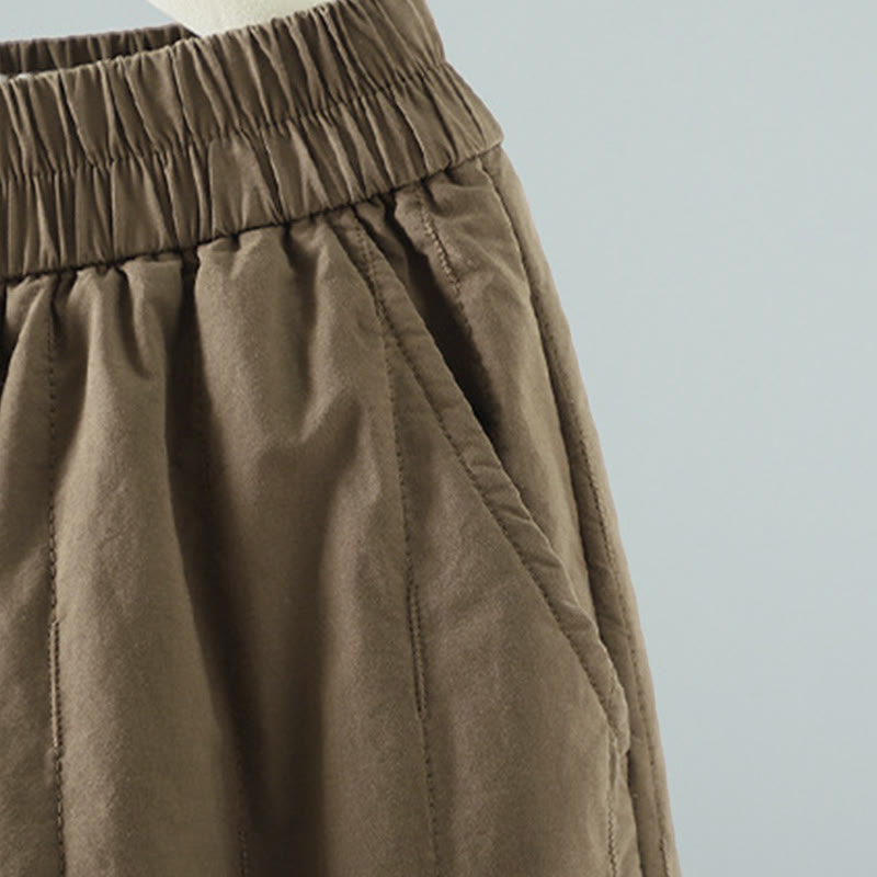 Breathable Cotton Straight-Leg Harem Meditation Pants