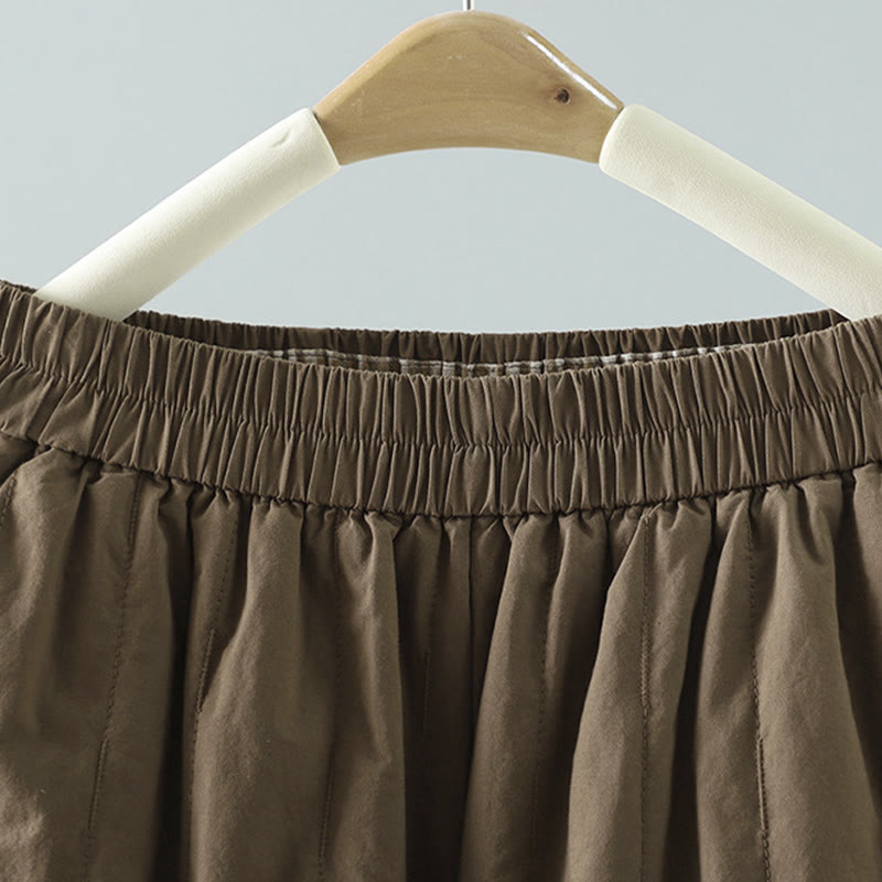 Breathable Cotton Straight-Leg Harem Meditation Pants