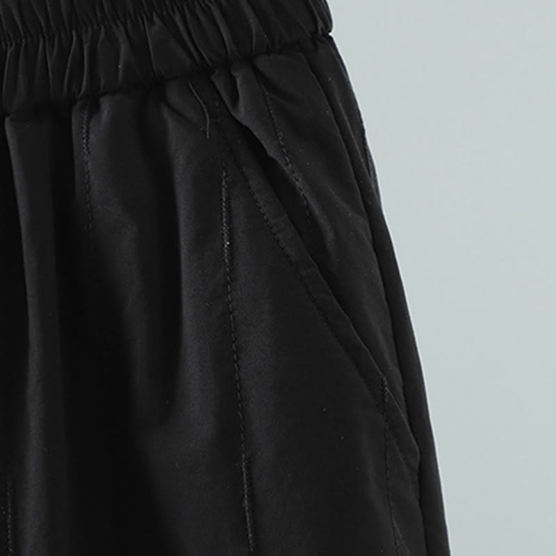 Breathable Cotton Straight-Leg Harem Meditation Pants