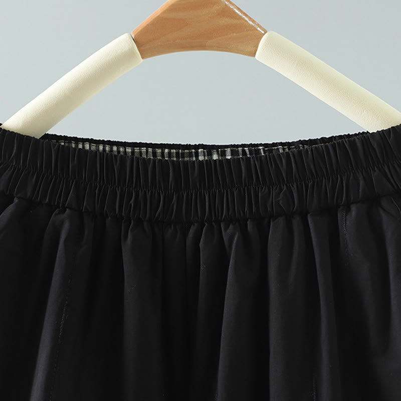 Breathable Cotton Straight-Leg Harem Meditation Pants