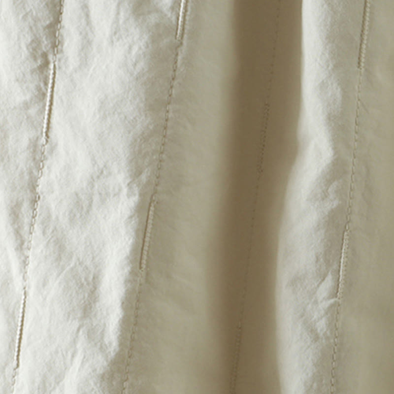 Breathable Cotton Straight-Leg Harem Meditation Pants