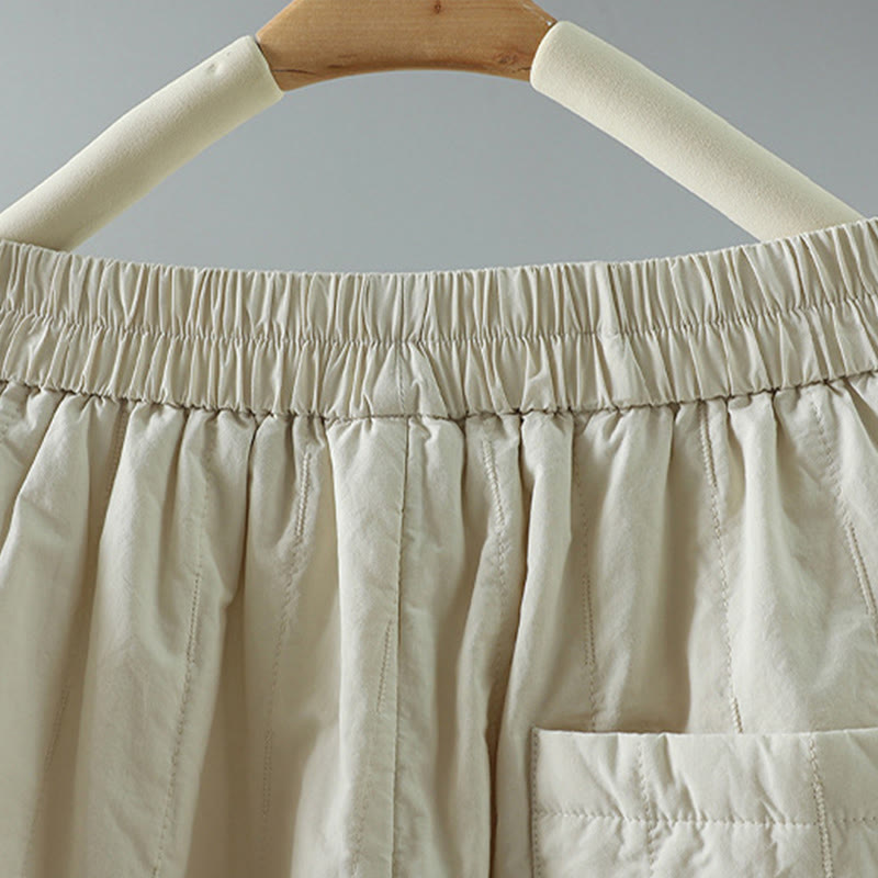 Breathable Cotton Straight-Leg Harem Meditation Pants
