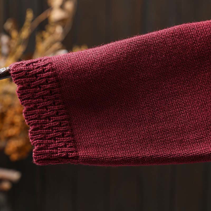 Soft Cotton Crew Neck Long Sleeve Cardigan for Mindful Daily Wear