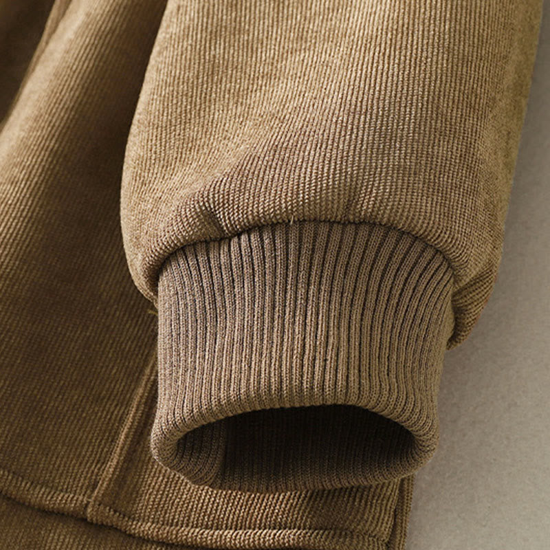 Winter High Neck Warm Cotton Women's Long Sleeve Midi Dress With Pockets