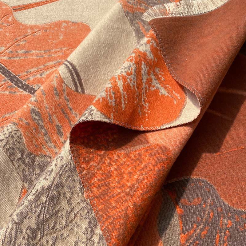 Soft Knit Floral Motifs Tibetan Meditation Shawl Wrap