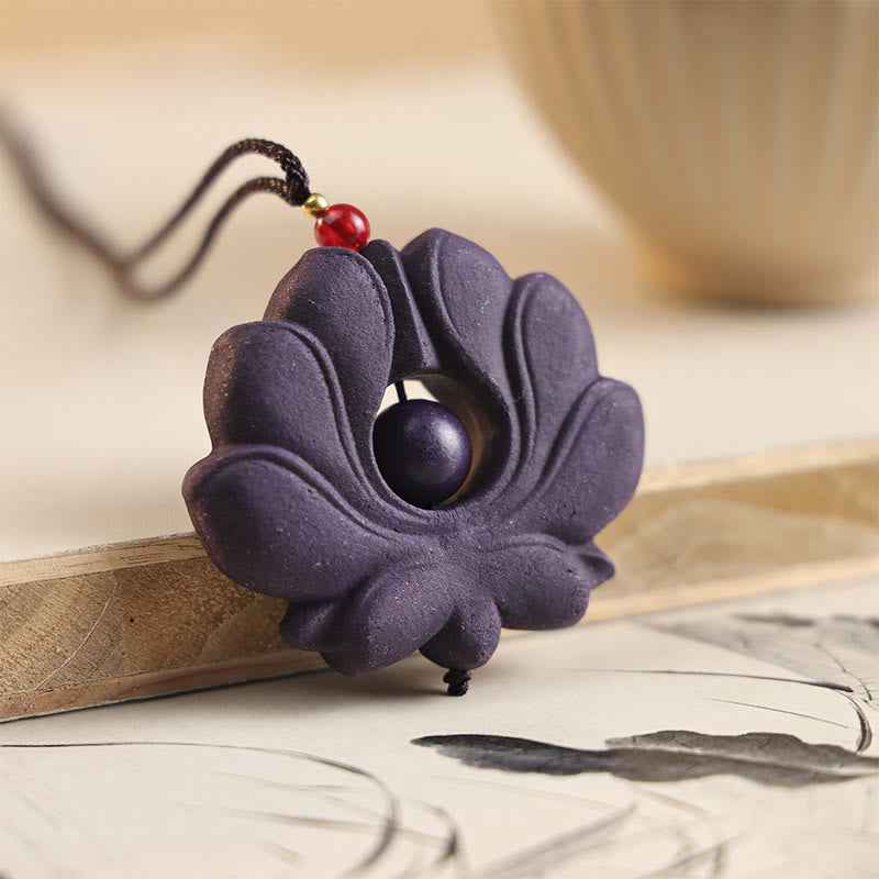 Fox Mask Butterfly Taotie Peace Buckle Fortune Necklace Pendant