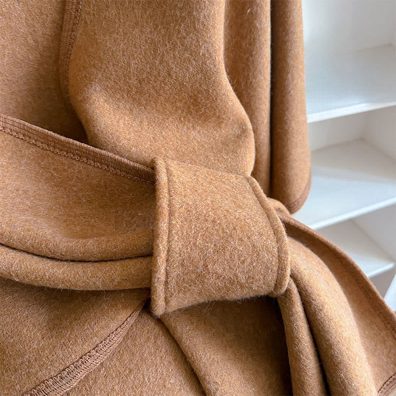 Winter Solid Color Warm Cozy Split Scarf Shawl